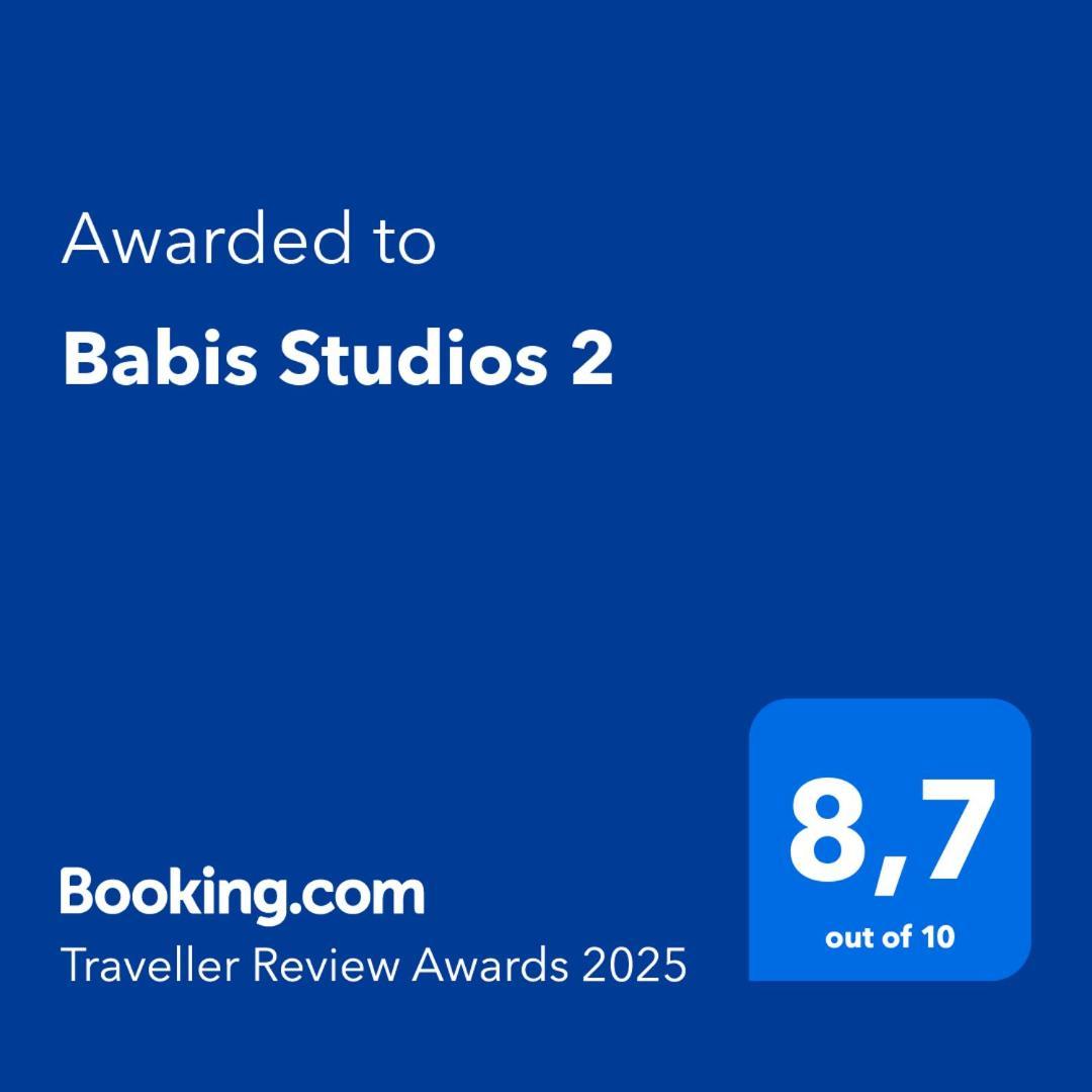 Babis Studios 2 Kalamaki  Exterior photo